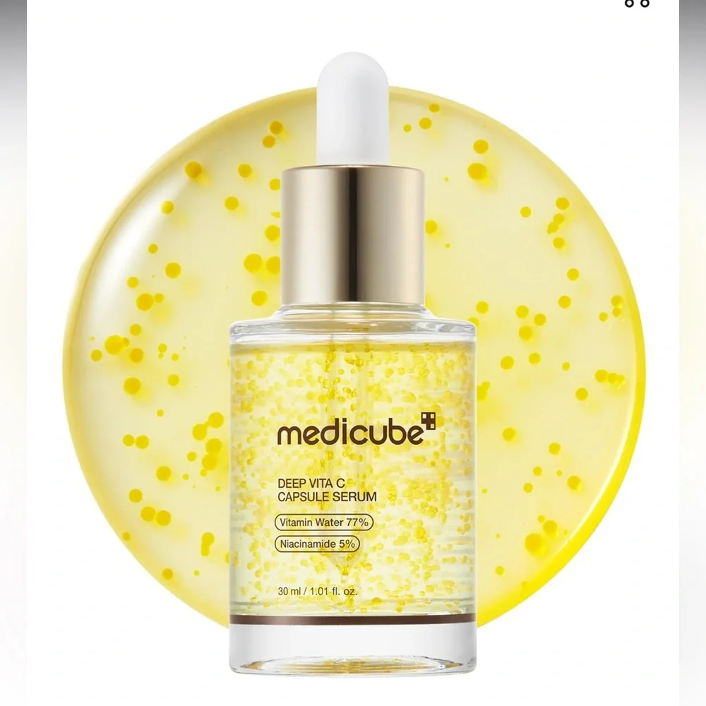 NWT Medicube Deep Vita C Capsule Serum 1 fl oz K-Beauty Glow